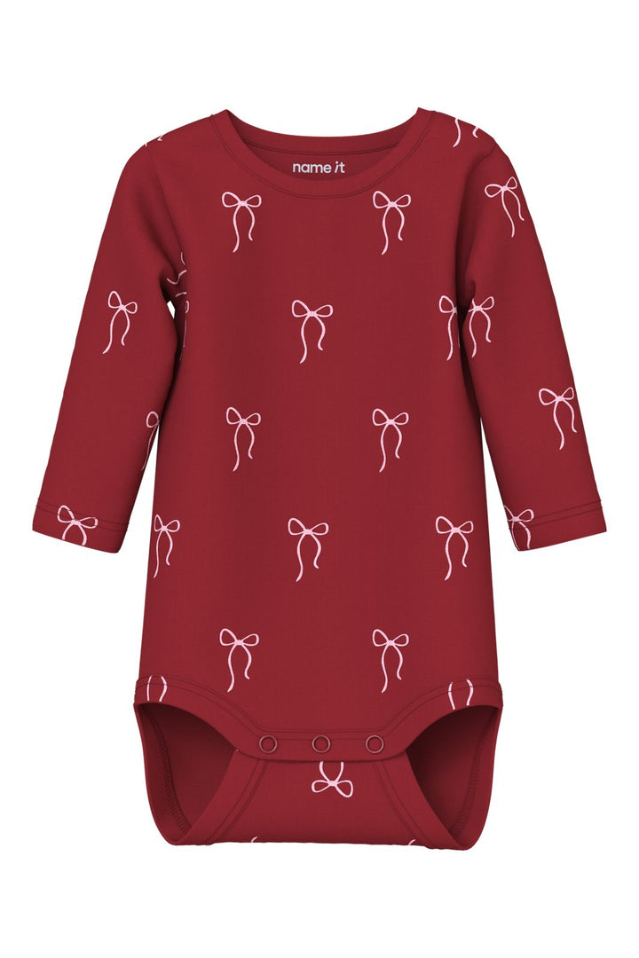 Name It - Nbfratia Ls Body Box - 5130176 Red Dahlia