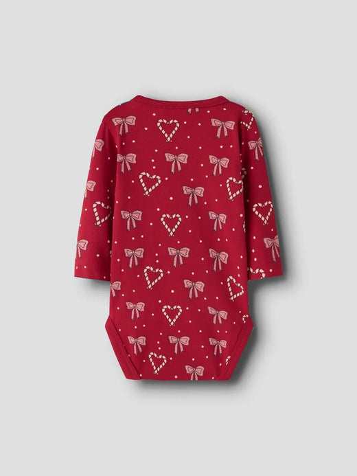 Name It - Nbfri Ls Body - 4912561 Jester Red Bodystockings 