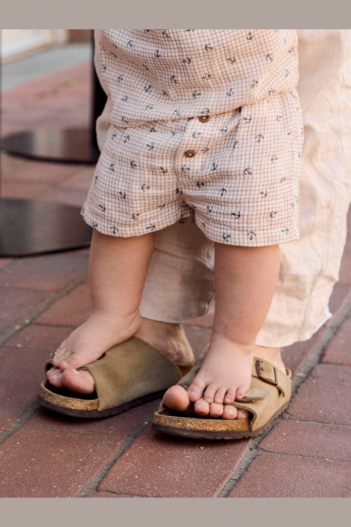 Name It - Nbmfront Shorts - 4974872 Cloud Dancer Anchor