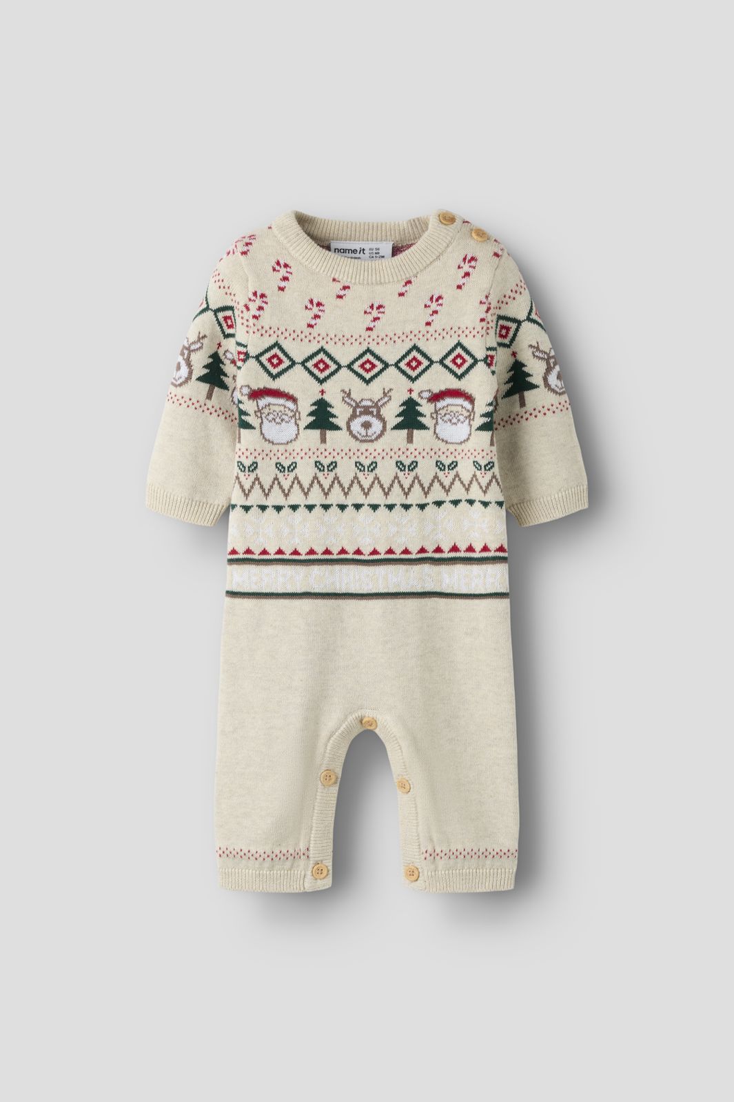 Name It - Nbnralkos Ls Knit Suit - 5162778 Peyote