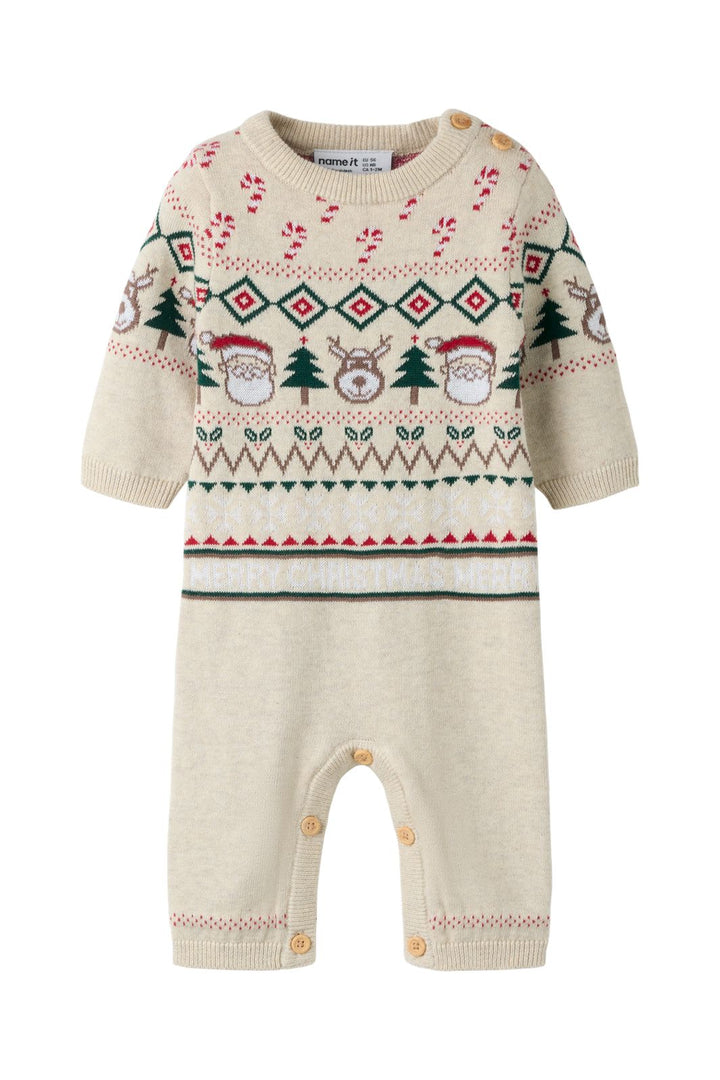 Name It - Nbnralkos Ls Knit Suit - 5162778 Peyote