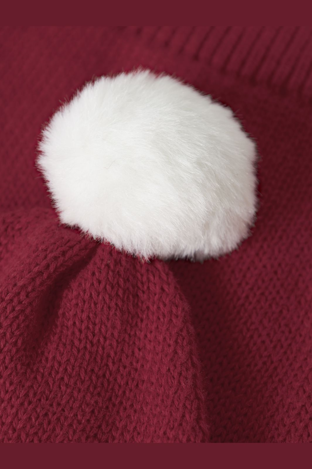 Name It - Nbnrixmas Knit Hat - 5130744 Red Dahlia
