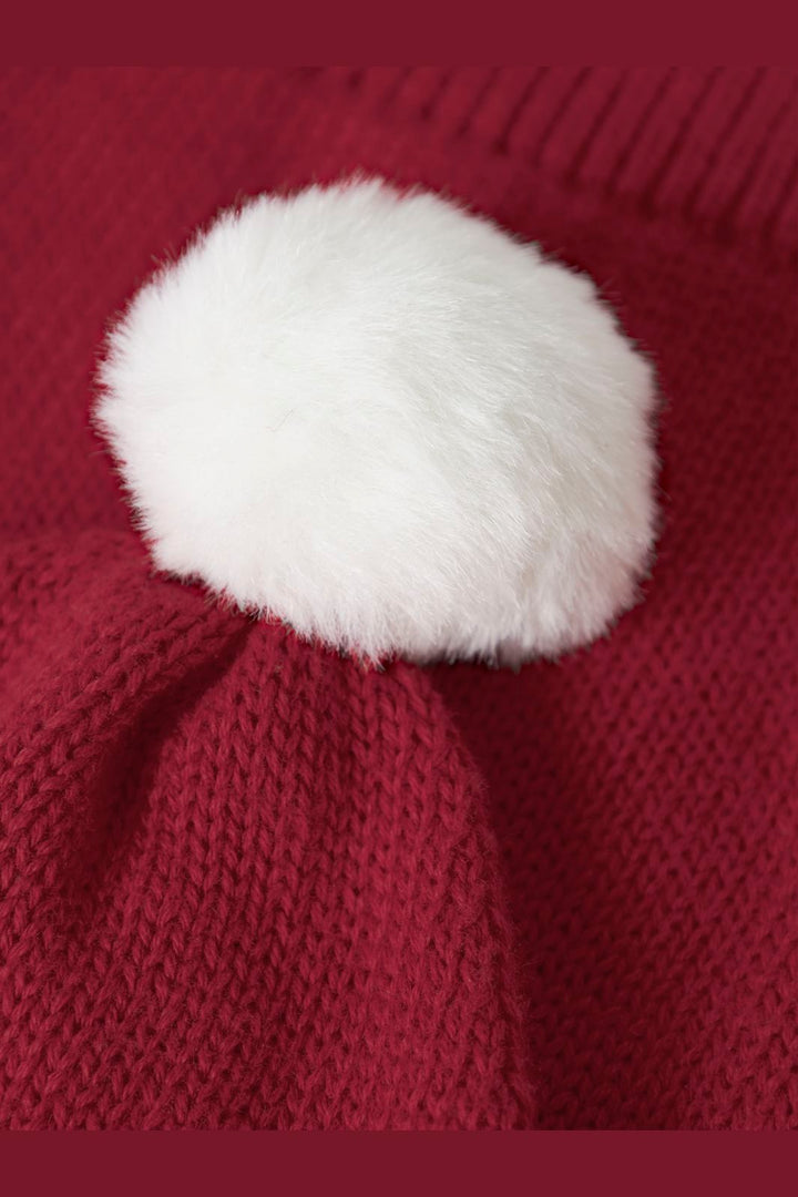 Name It - Nbnrixmas Knit Hat - 5130744 Red Dahlia