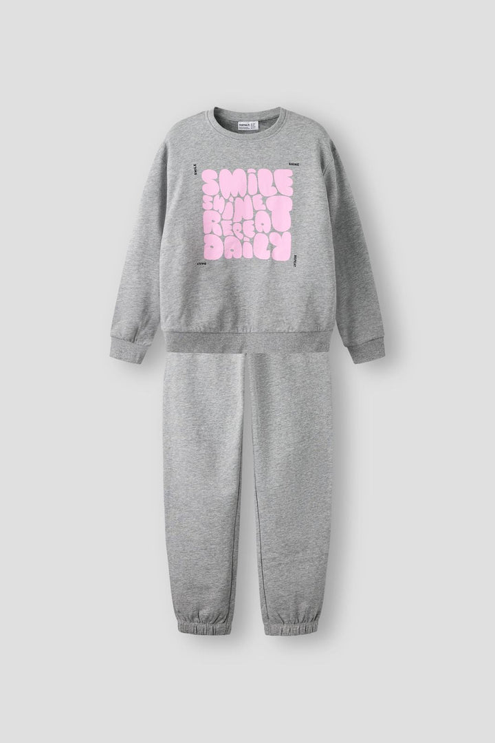 Name It - Nkfnikoline Ls Nreg Swe Set - 5178513 Grey Melange