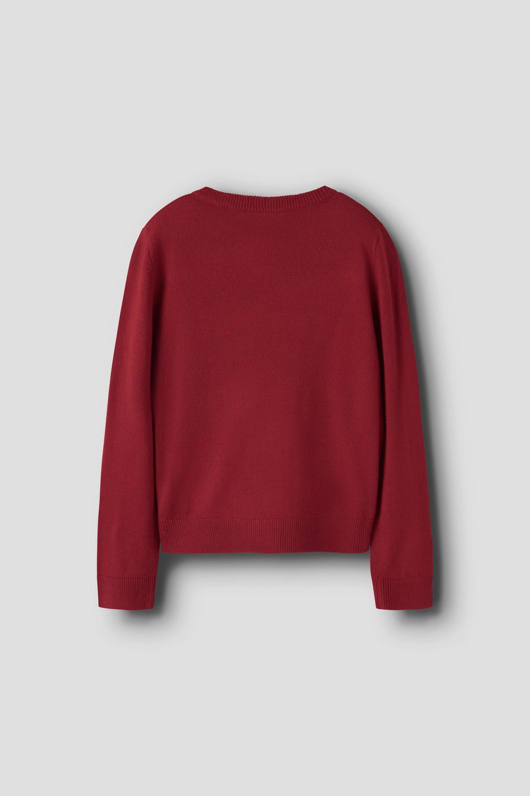 Name It - Nkfralle Ls Knit - 5131545 Red Dahlia