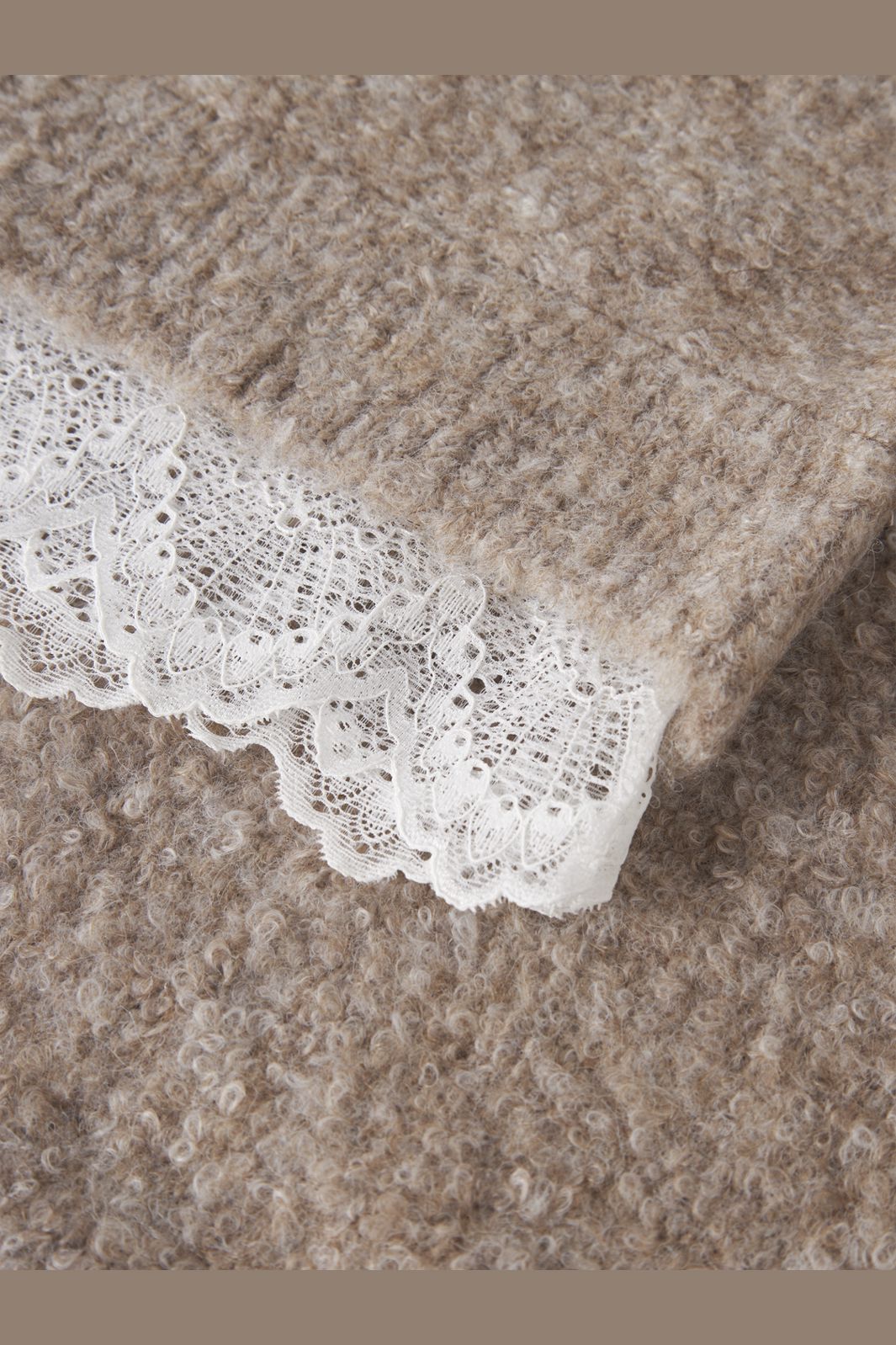 Name It - Nkfsacha Ls Loose Knit - 5132271 Island Fossil