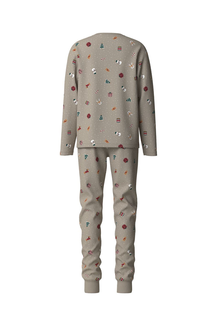 Name It - Nknvismas Ls Nightset - 5160640 Pure Cashmere Christmas