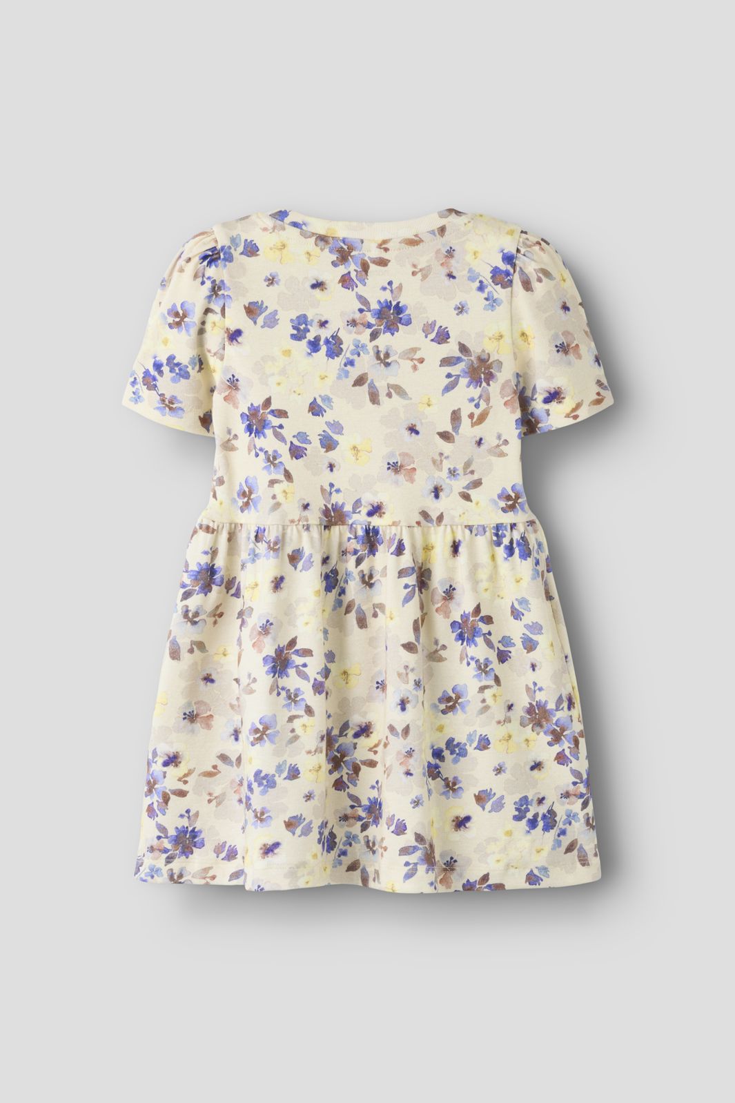 Name It - Nmfflora Ss Dress - 5102562 Almond Milk