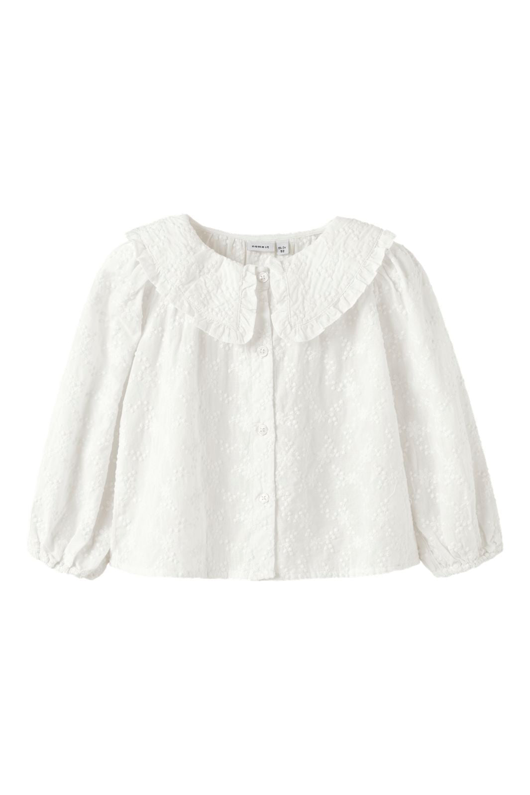 Name It - Nmffrederikke Ls Shirt - 4974805 Cloud Dancer