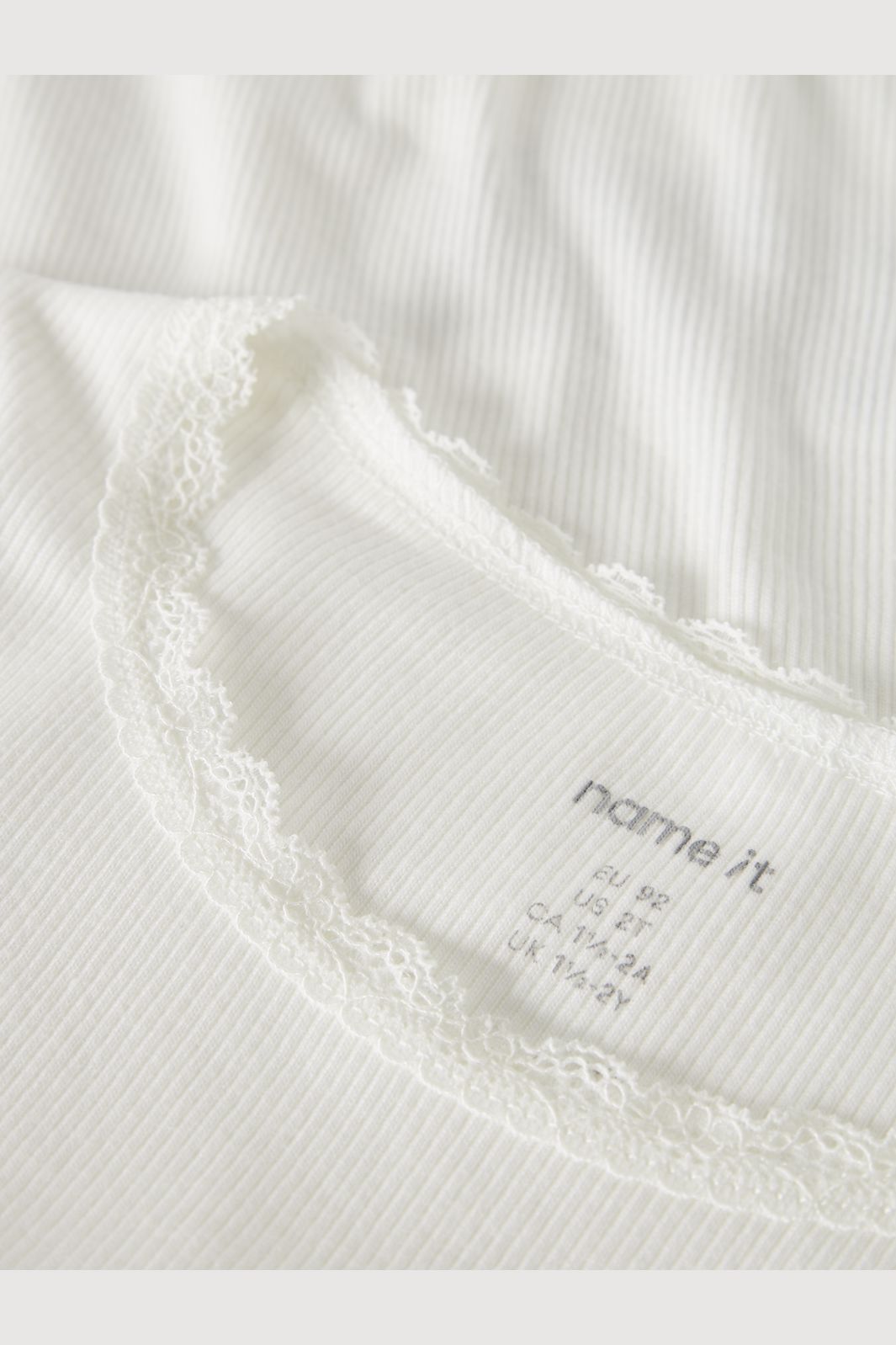 Name It - Nmfkab Ls Top - 4976204 Cloud Dancer