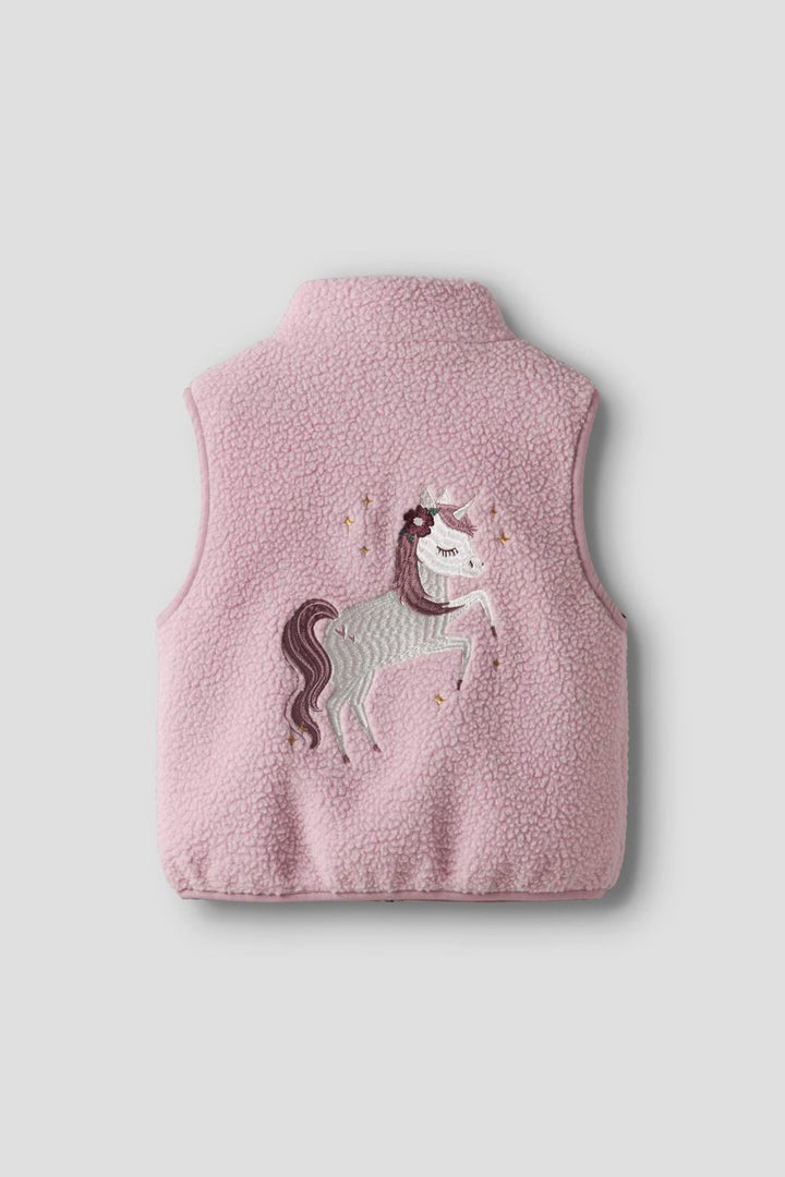 Name It - Nmfmall Sherpa Vest - 4893086 Keepsake Lilac