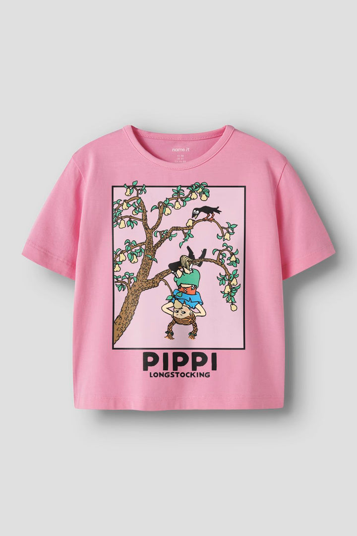 Name It - Nmfmuri Pippi Ss Nreg Top Box Sky - 4998571 Pink Drink