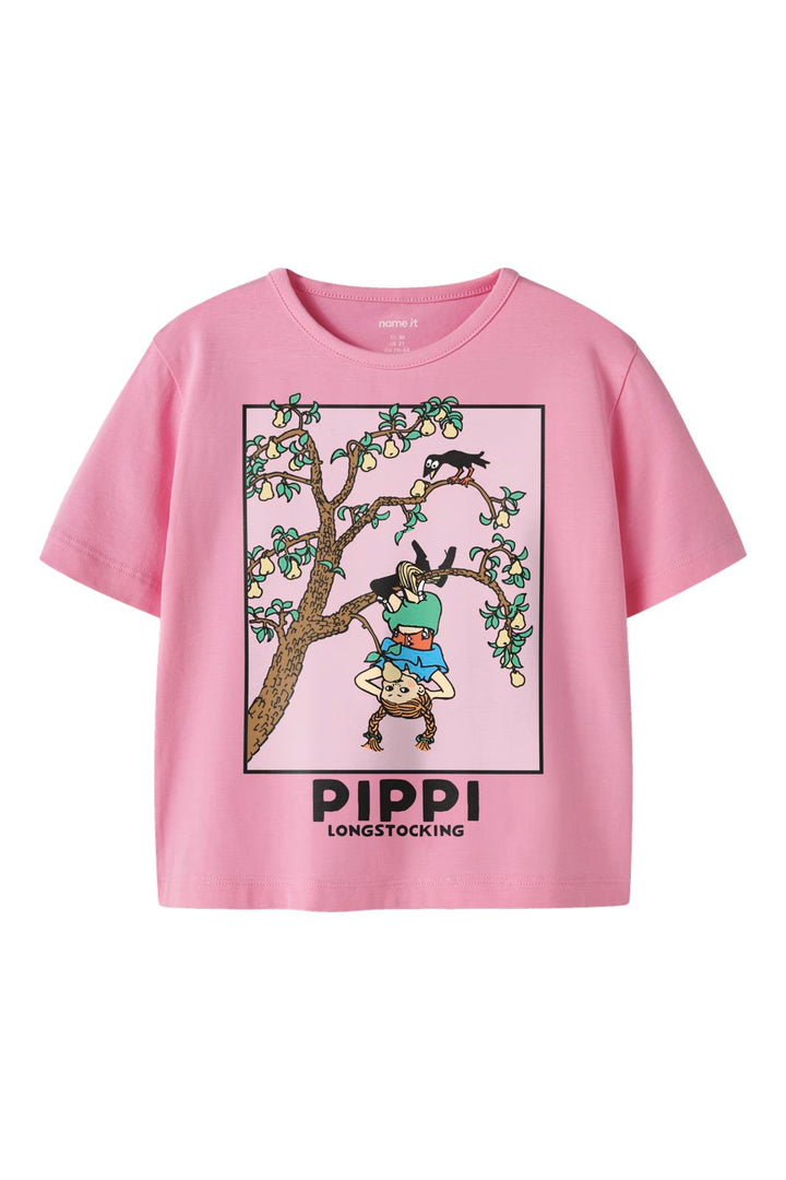 Name It - Nmfmuri Pippi Ss Nreg Top Box Sky - 4998571 Pink Drink