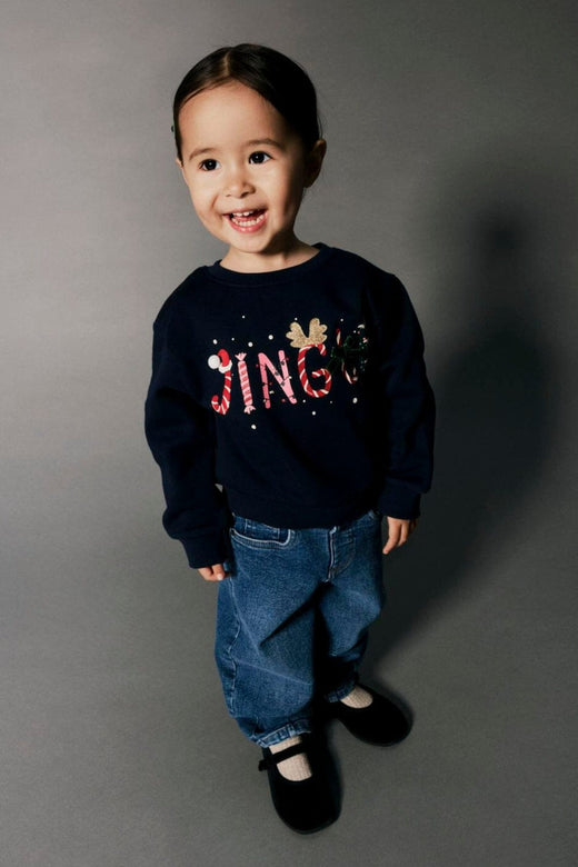 Name It - Nmfpolmax Ls Nreg Sweat Box - 5067294 Navy Blazer