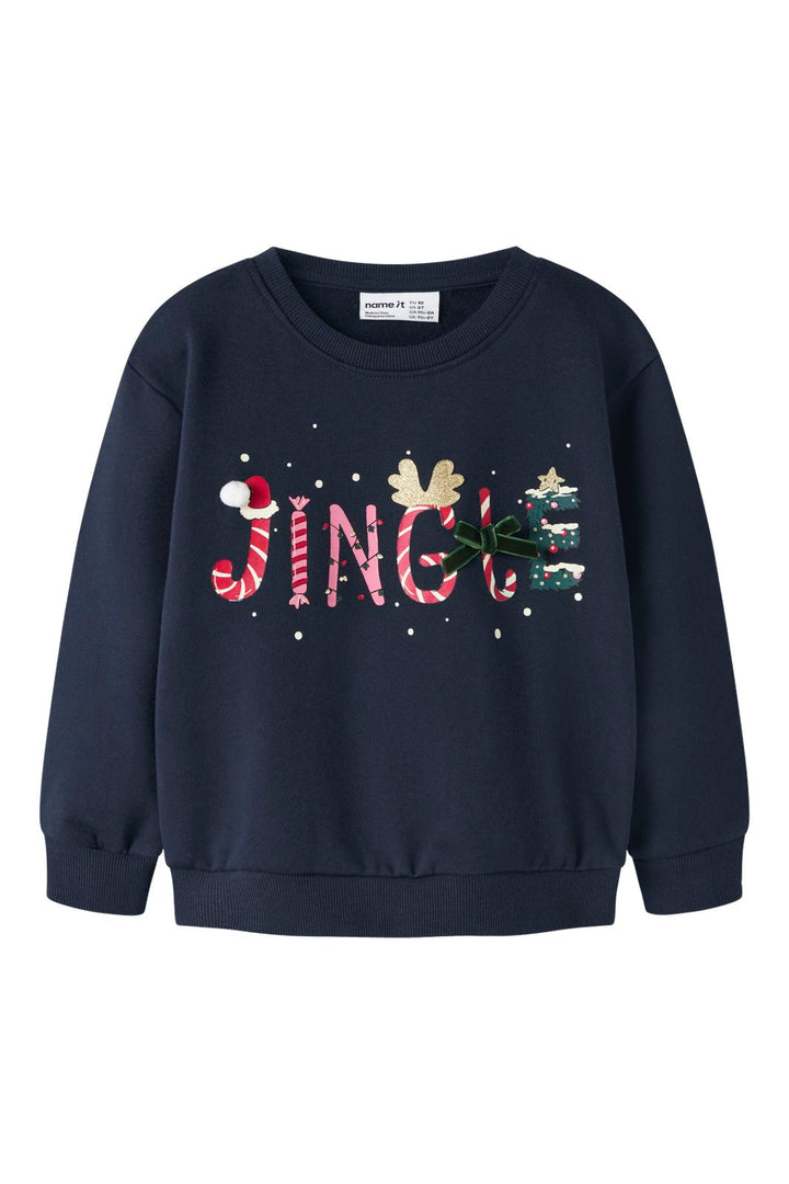 Name It - Nmfpolmax Ls Nreg Sweat Box - 5067294 Navy Blazer