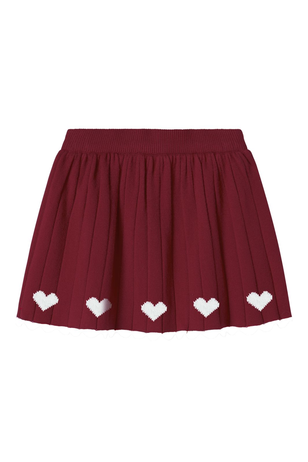 Name It - Nmfralbos Knit Skirt - 5158241 Red Dahlia
