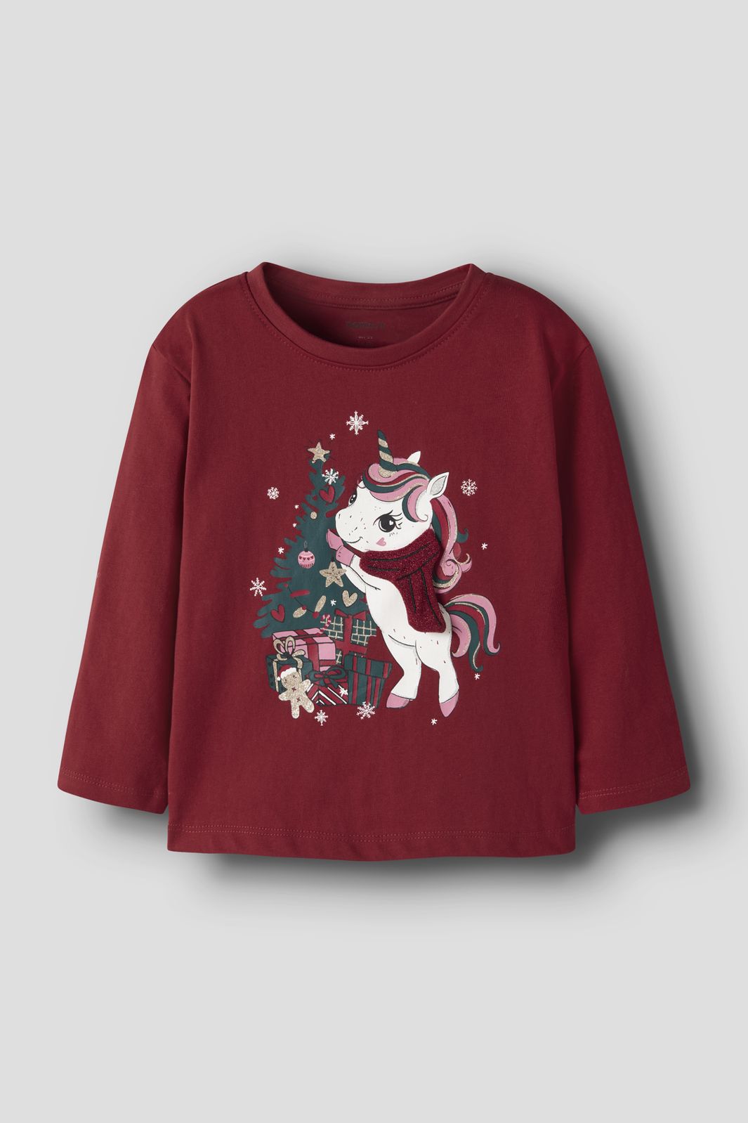 Name It - Nmfrepoler Ls Nreg Top Box - 5131519 Red Dahlia