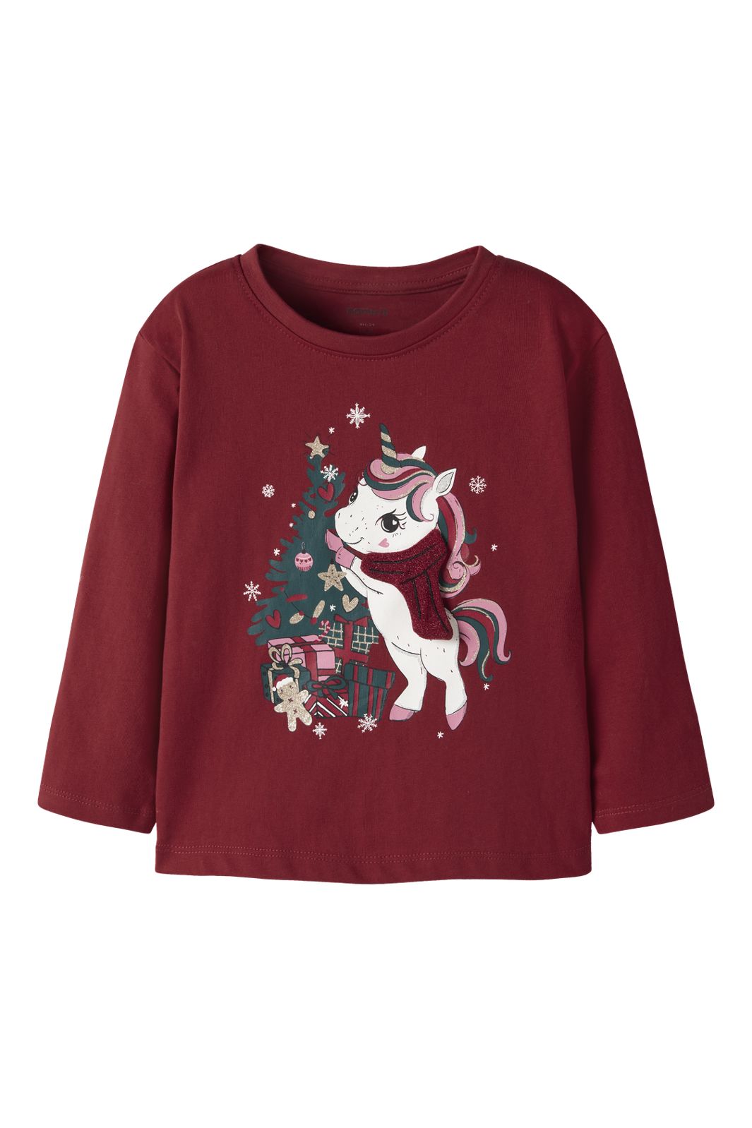 Name It - Nmfrepoler Ls Nreg Top Box - 5131519 Red Dahlia