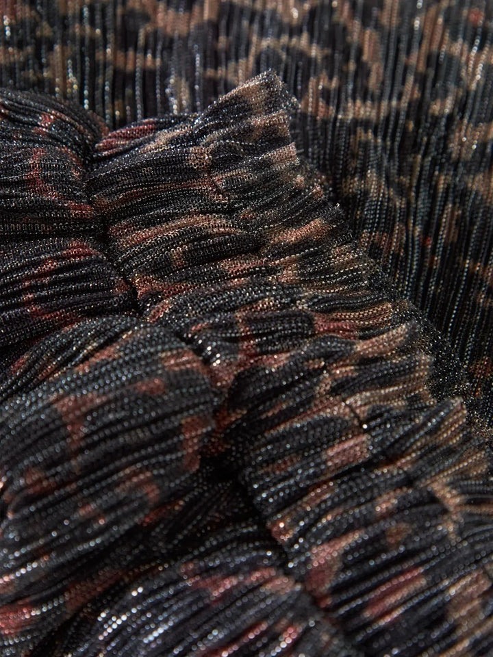 Name It - Nmfrisaring Skirt - 4874681 Seal Brown Leo Nederdele 