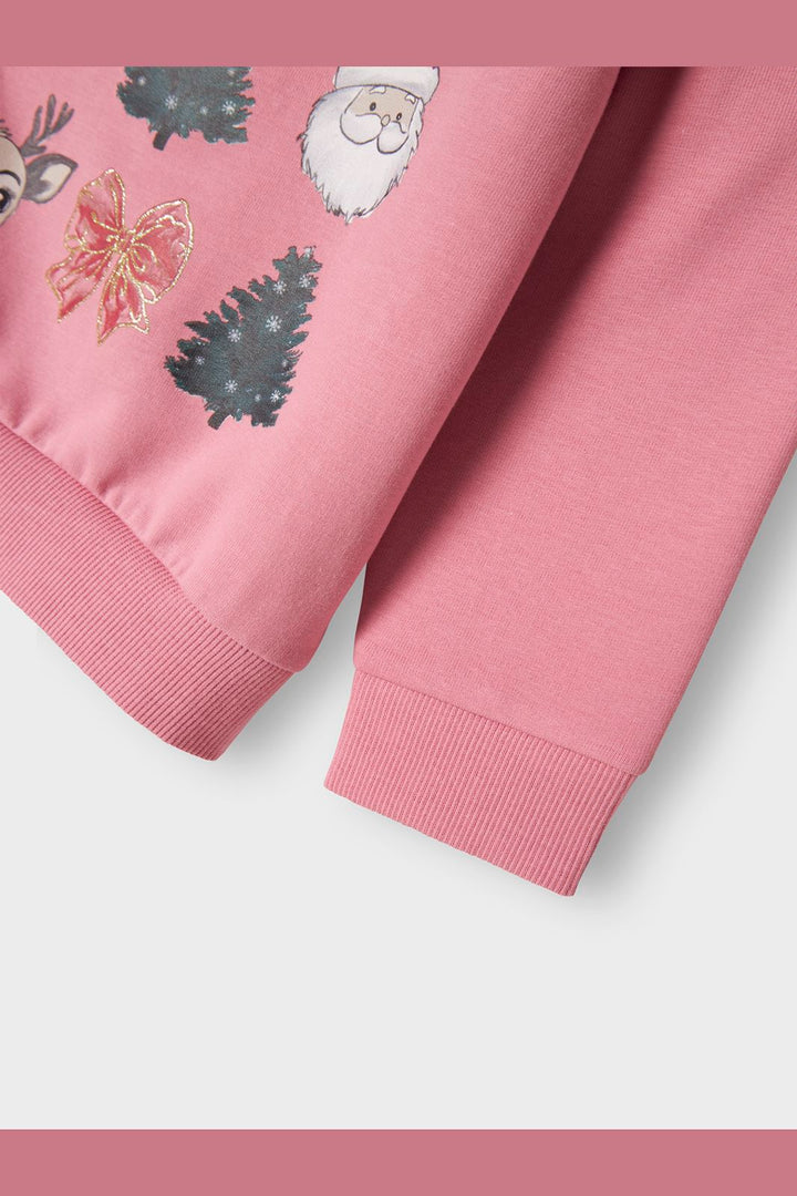 Name It - Nmfromia Ls Nreg Sweat Box - 4846030 Wild Rose