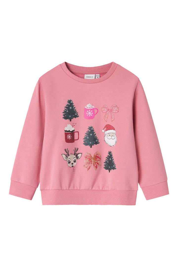 Name It - Nmfromia Ls Nreg Sweat Box - 4846030 Wild Rose