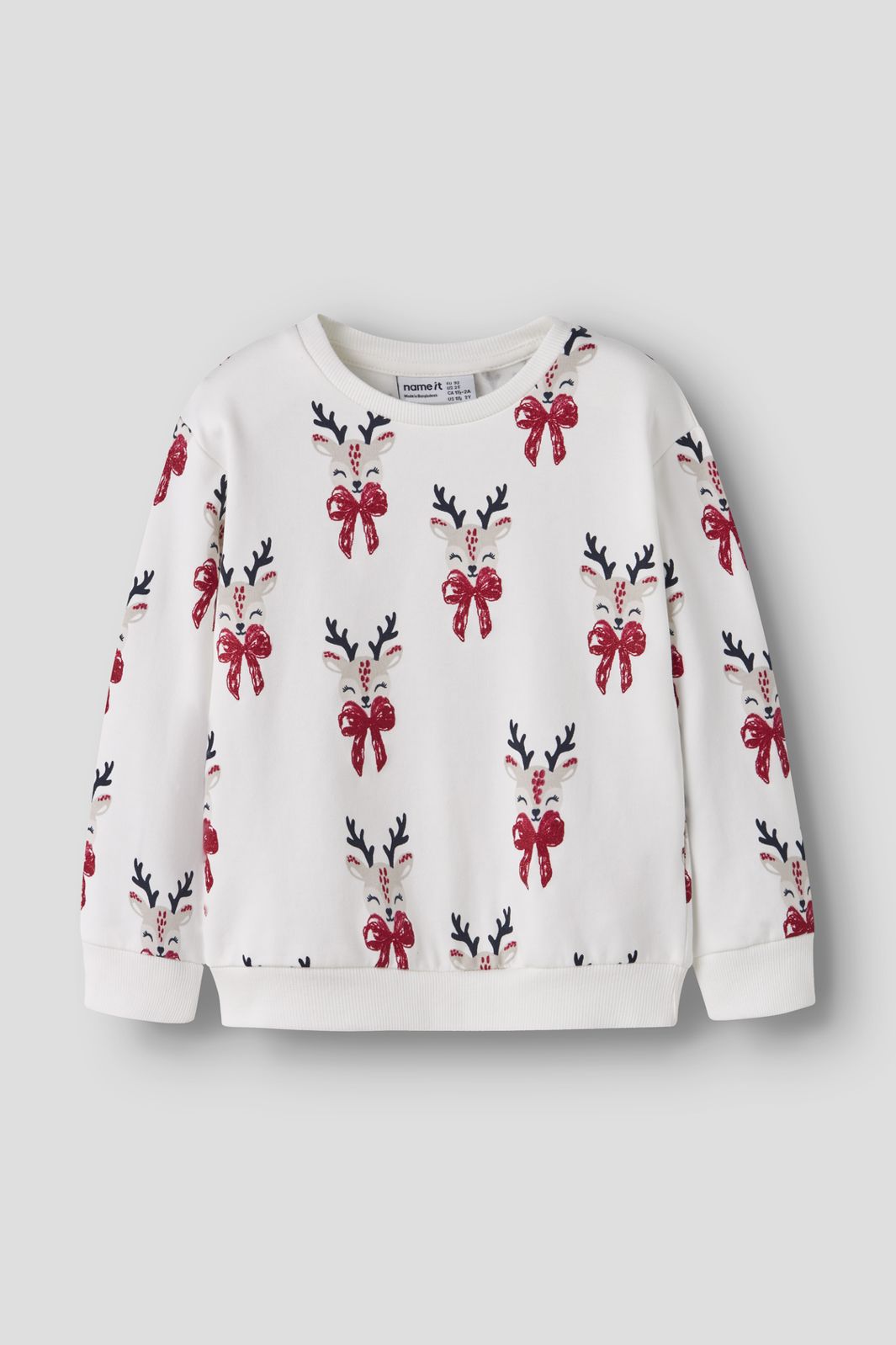 Name It - Nmfromia Ls Nreg Sweat Box - 4915044 Cloud Dancer