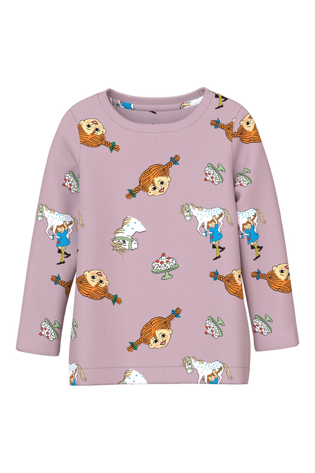 Name It - Nmfsoca Pippi Ls Top Sky - 4978193 Keepsake Lilac