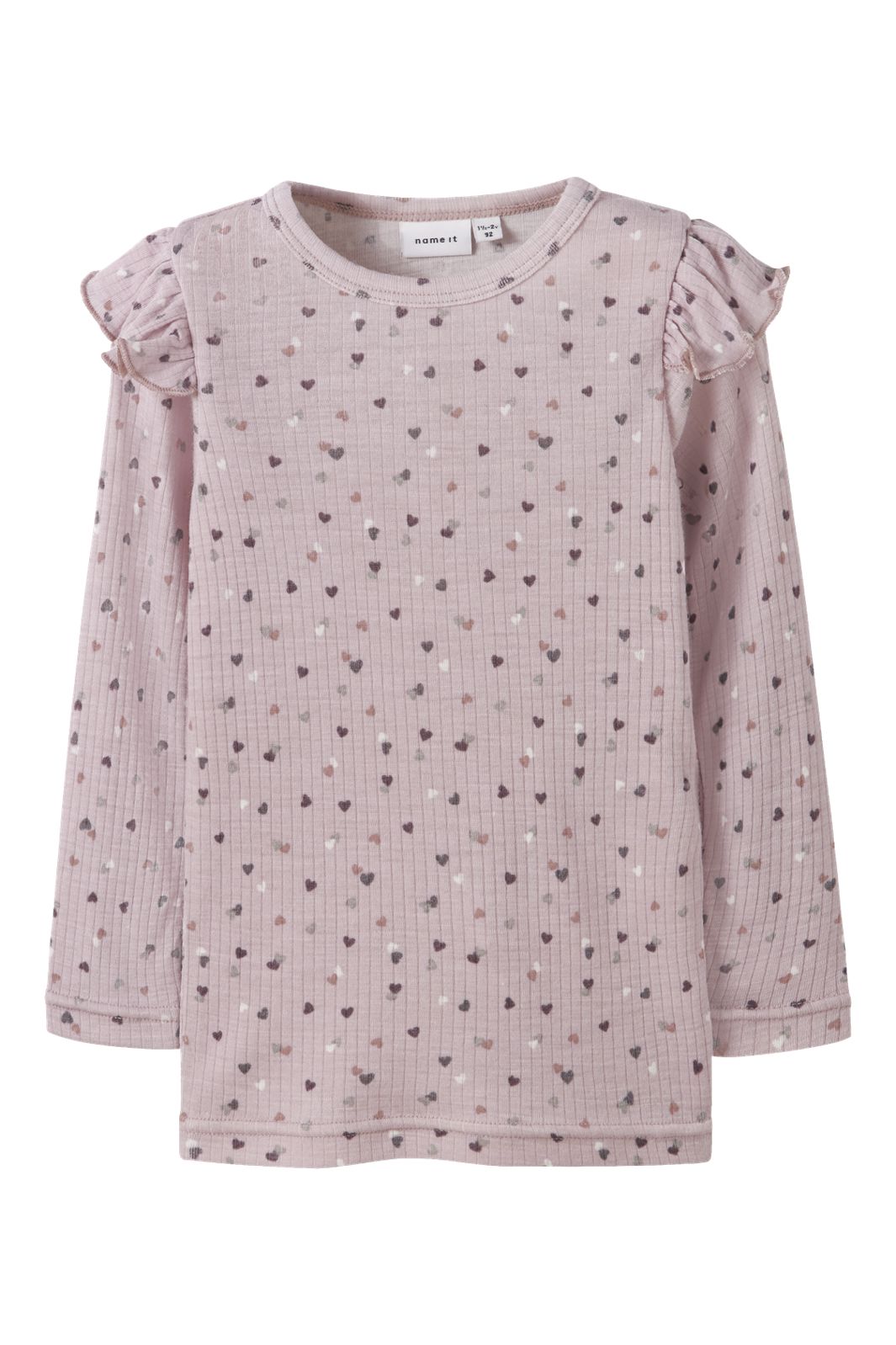 Name It - Nmfwomi Wo/Mo Ls Top - 4740422 Shadow Gray Duts