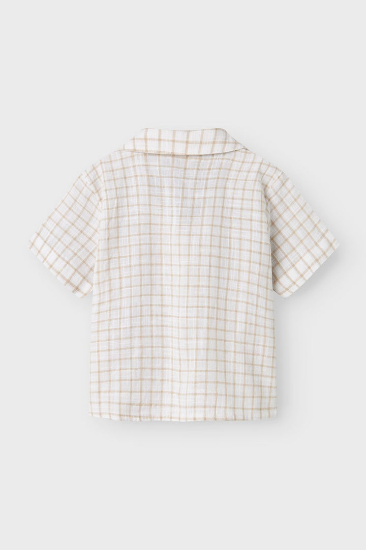Name It - Nmmhalom Nreg Ss Shirt Box - 4751424 Bright White