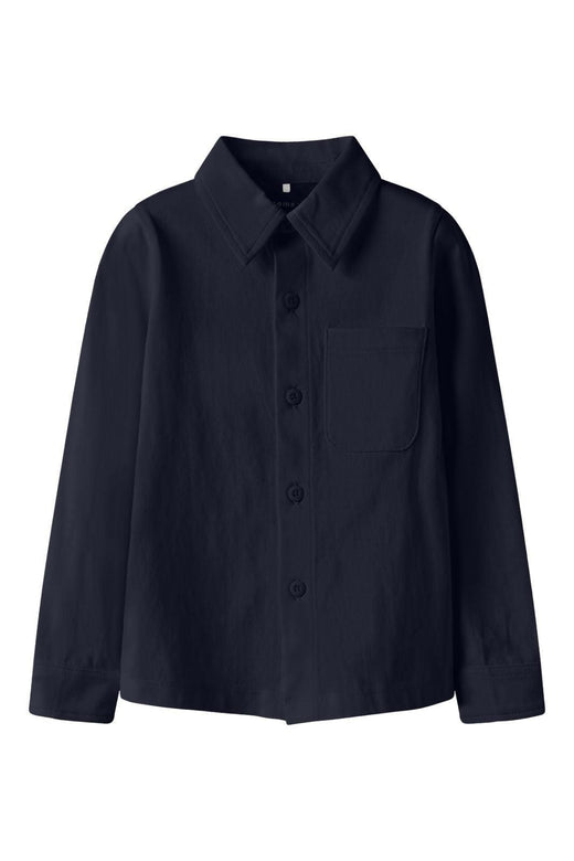 Name It - Nmmronalo Ls Jersey Shirt - 4874457 Navy Blazer Skjorter 