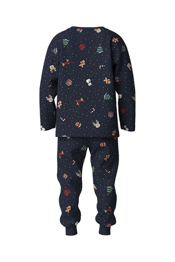Name It - Nmnvismas Ls Nightset - 5124782 Navy Blazer Christmas