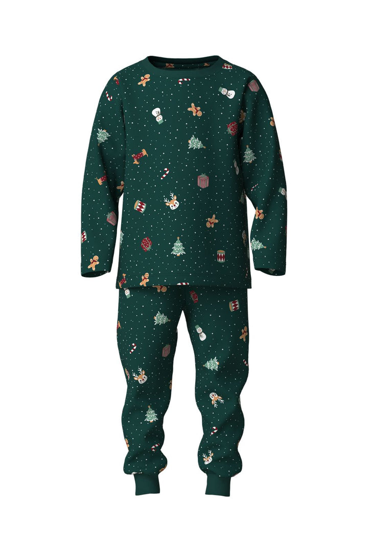 Name It - Nmnvismas Ls Nightset - 5129023 Botanical Garden Christmas