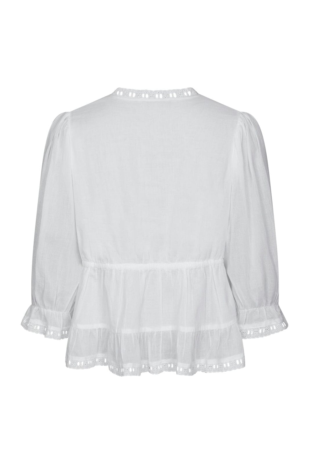 Neo Noir - Adelia S Voile Blouse 169040 - 120 - White