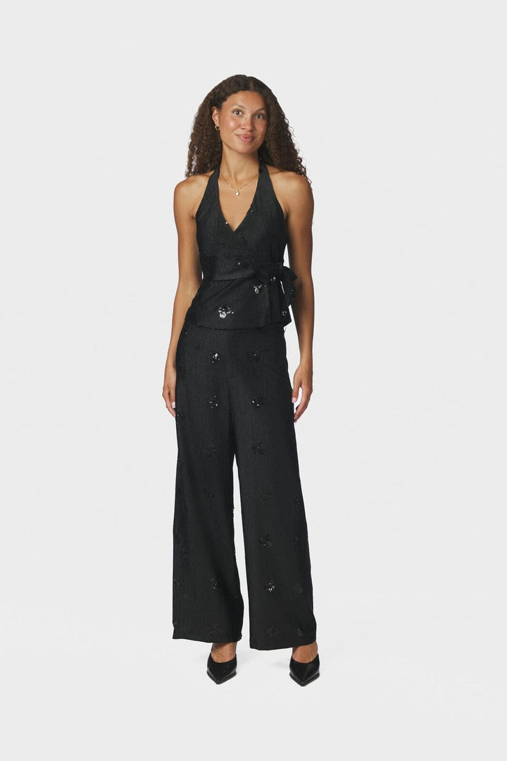 Neo Noir - Allie Sequins Pants 171075 - 100 - Black
