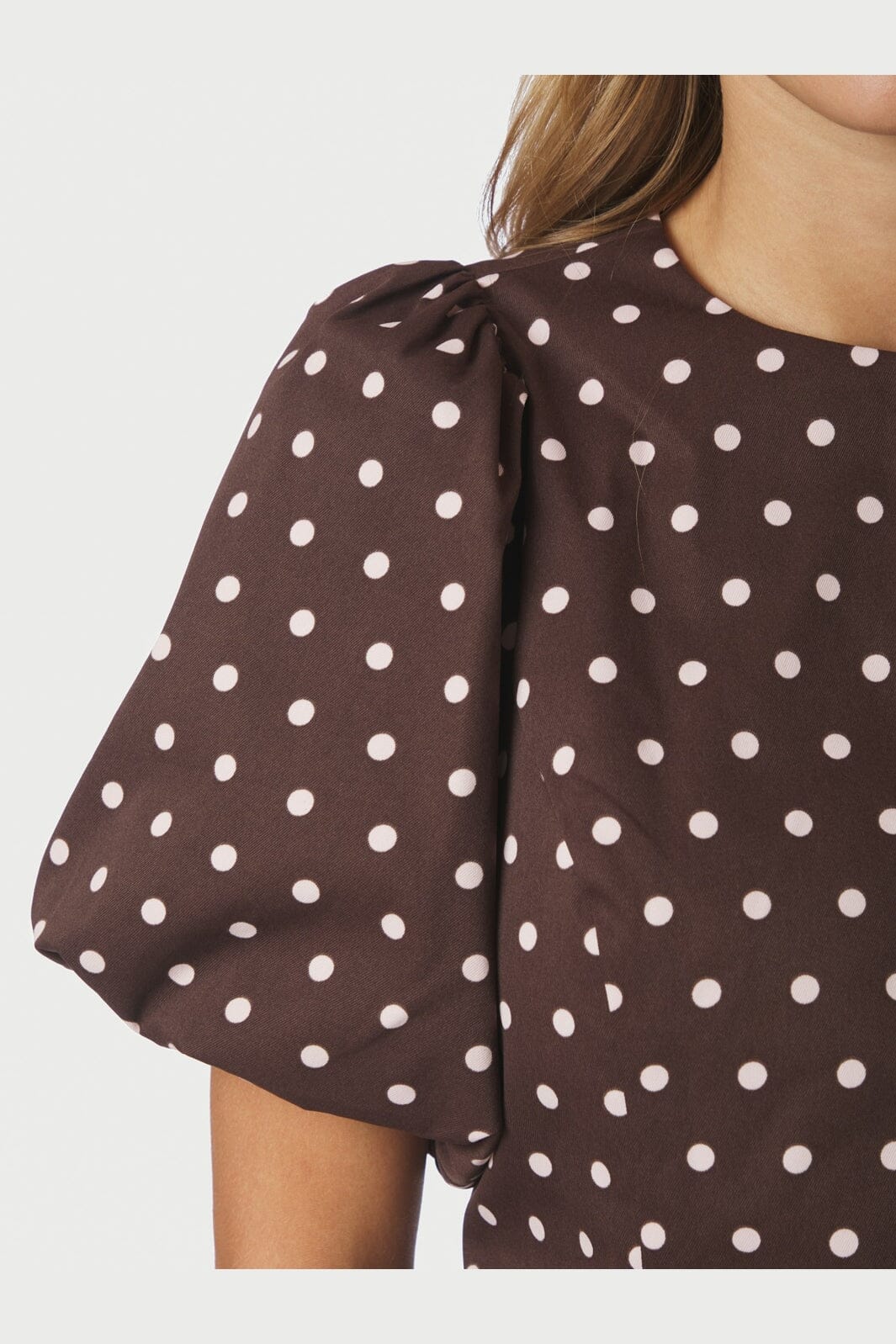 Neo Noir - Anela Dot Blouse 167821 - 210 - Brown