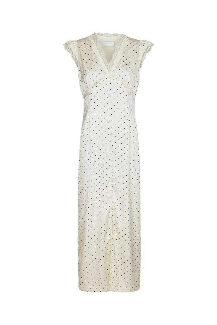 Neo Noir - Aniella Dot Dress 167777 - 122 - Creme