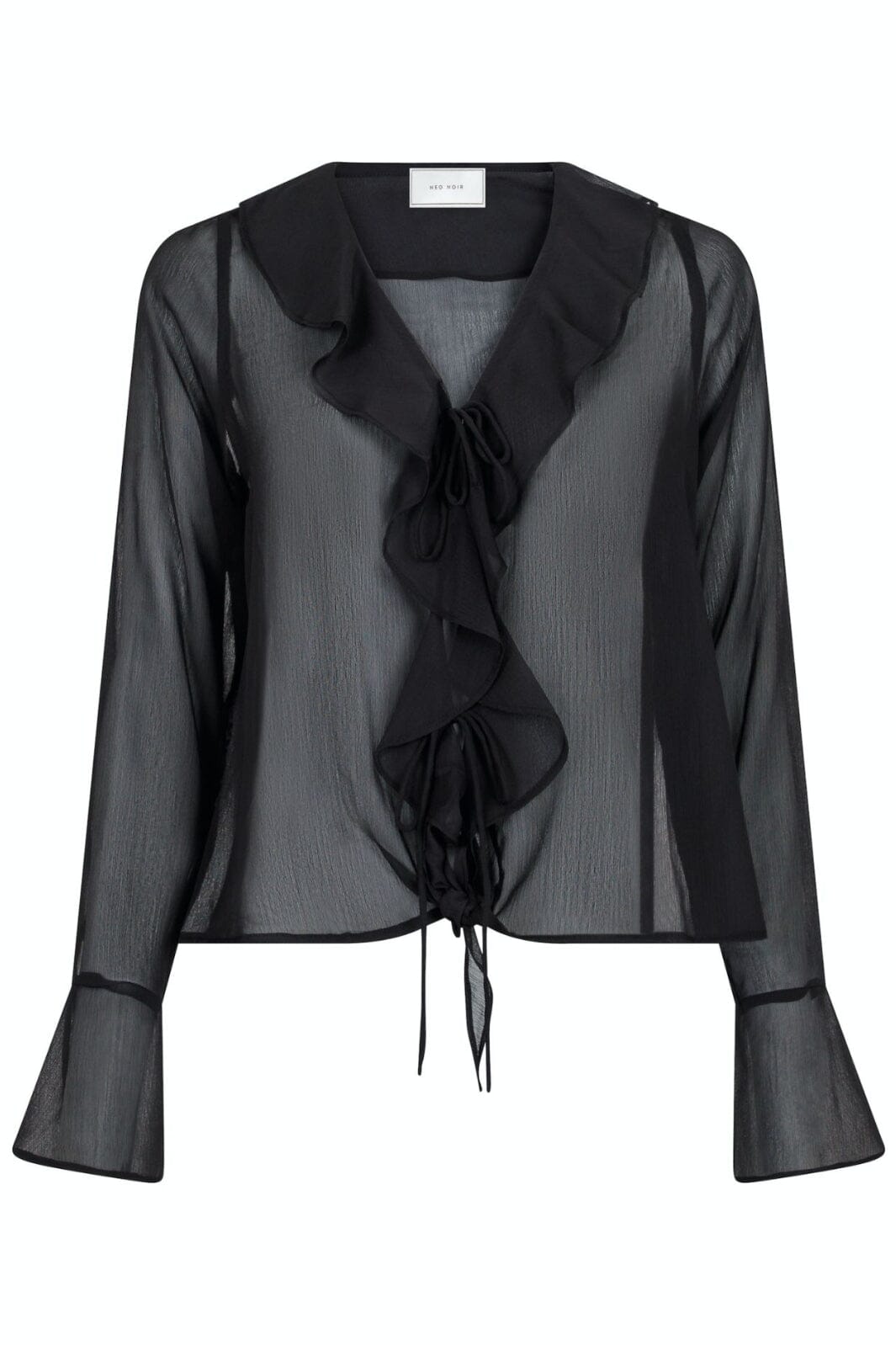 Neo Noir - Anika Frill Blouse - Black