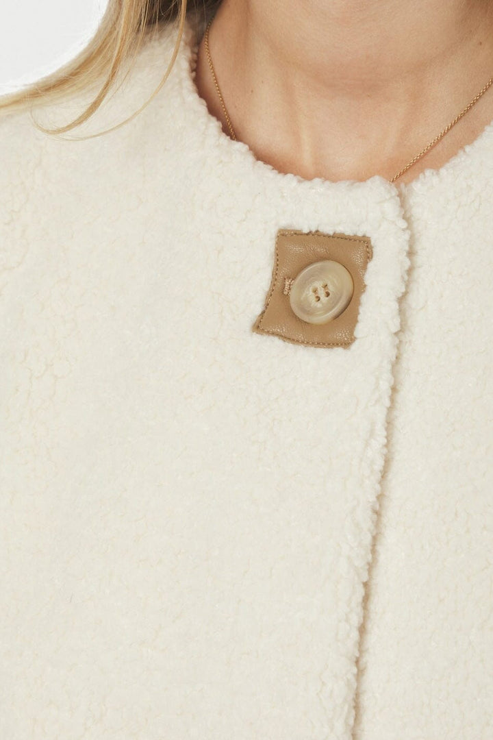 Neo Noir - Anjanna Teddy Vest 165928 - 124 - Ivory