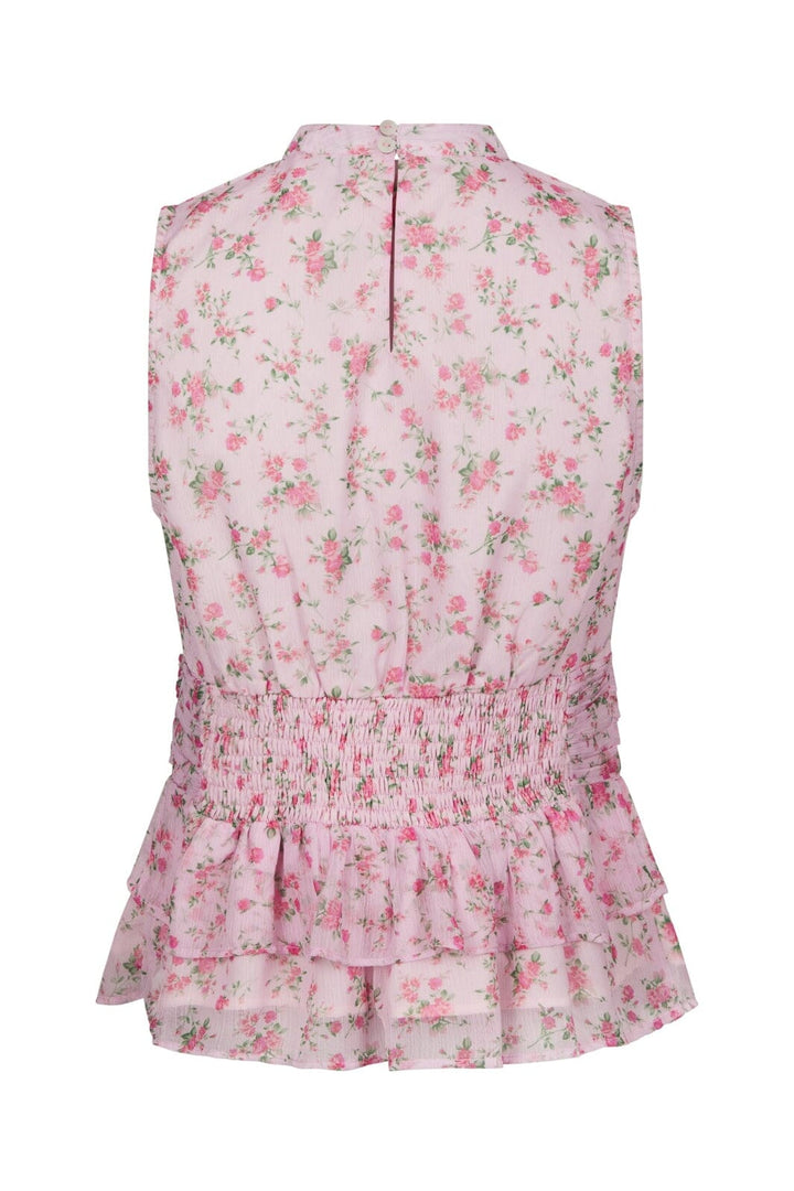 Neo Noir - Ansol Meadow Printed Top 168371 - 754 - Light Pink