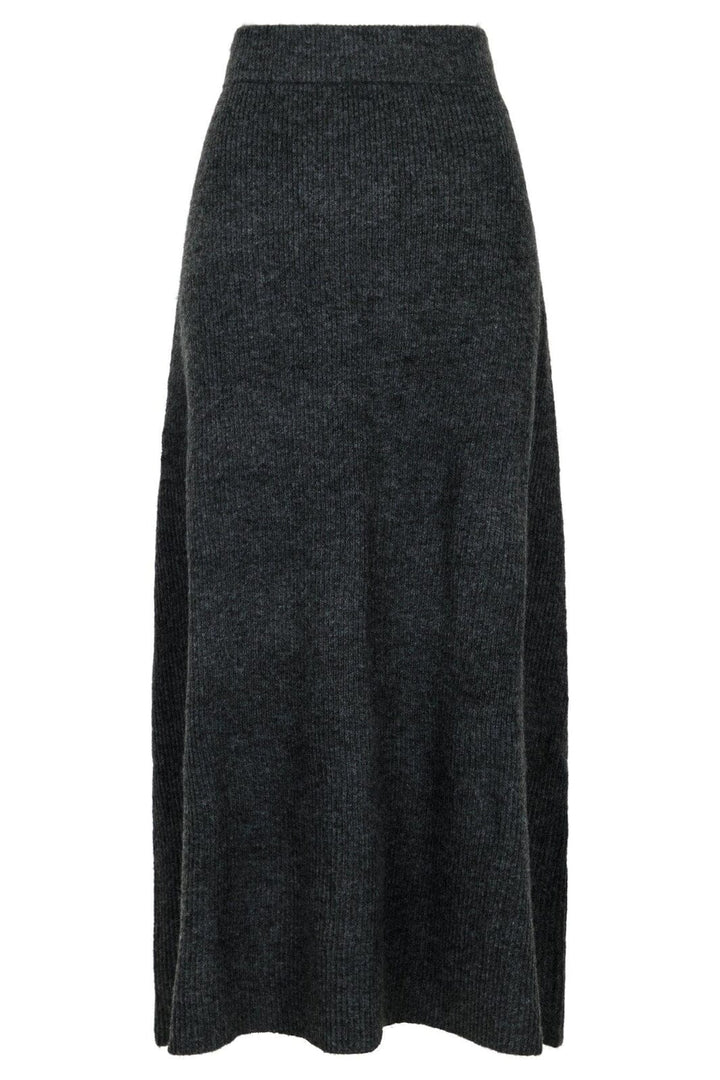Neo Noir - Arwin Knit Skirt - Antracit