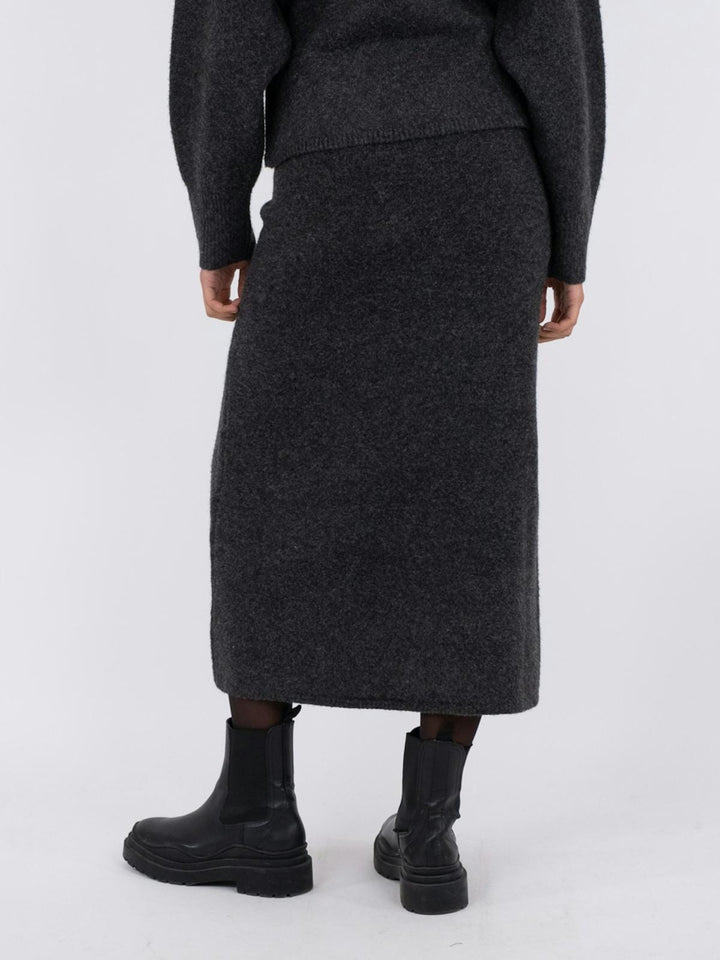 Neo Noir - Ashanti Knit Skirt 161724 - Antracit