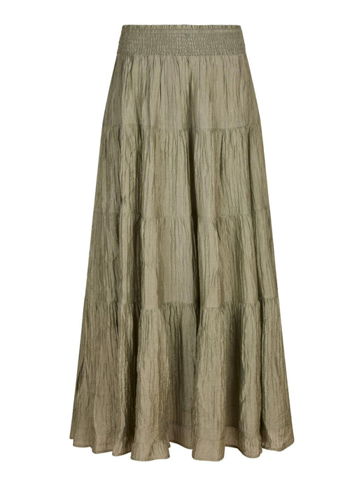 Neo Noir - Asta Crepe Skirt 164387 - Smoke Green Nederdele 