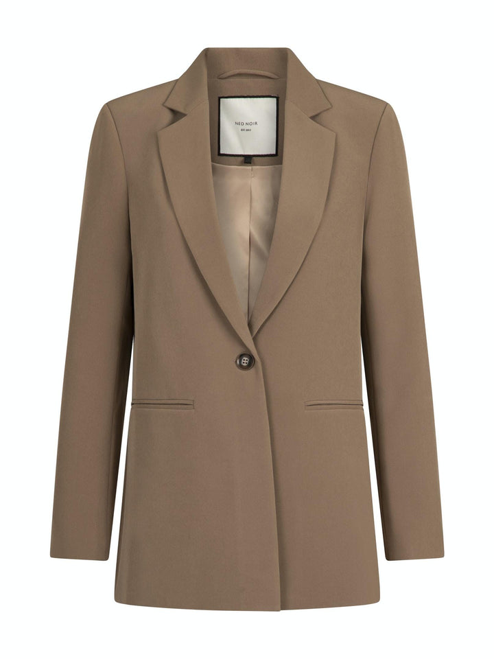 Neo Noir - Avery Suit Blazer - Dusty Brown