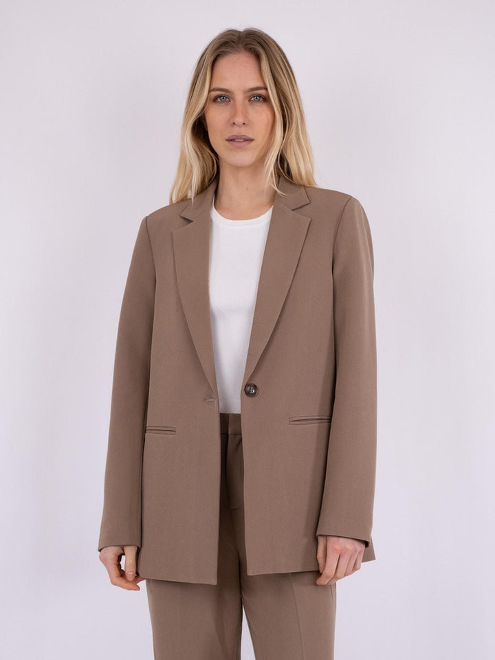 Neo Noir - Avery Suit Blazer - Dusty Brown