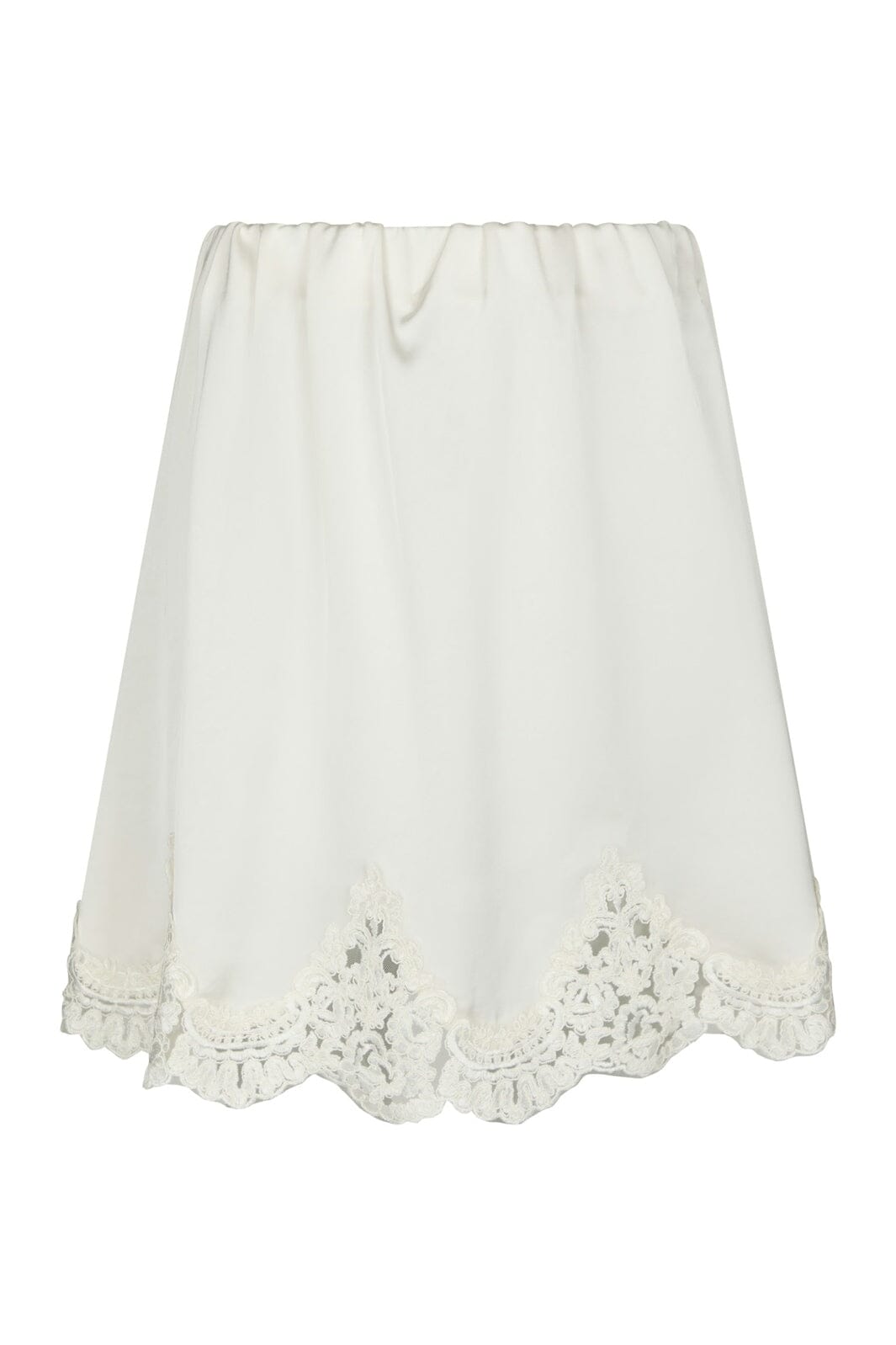 Neo Noir - Benisa Heavy Sateen Skirt 169012 - 621 - Pearl