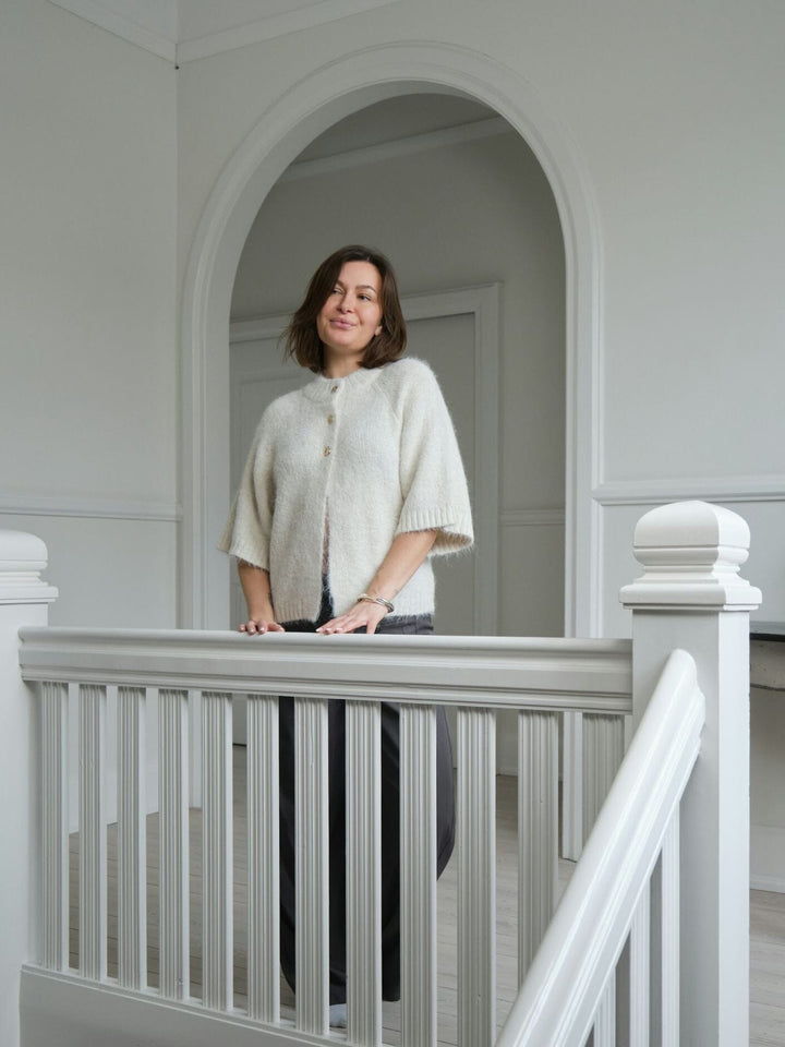 Neo Noir - Benuta Fluffy Knit Cardigan 165816 - 121 - Off White Cardigans 