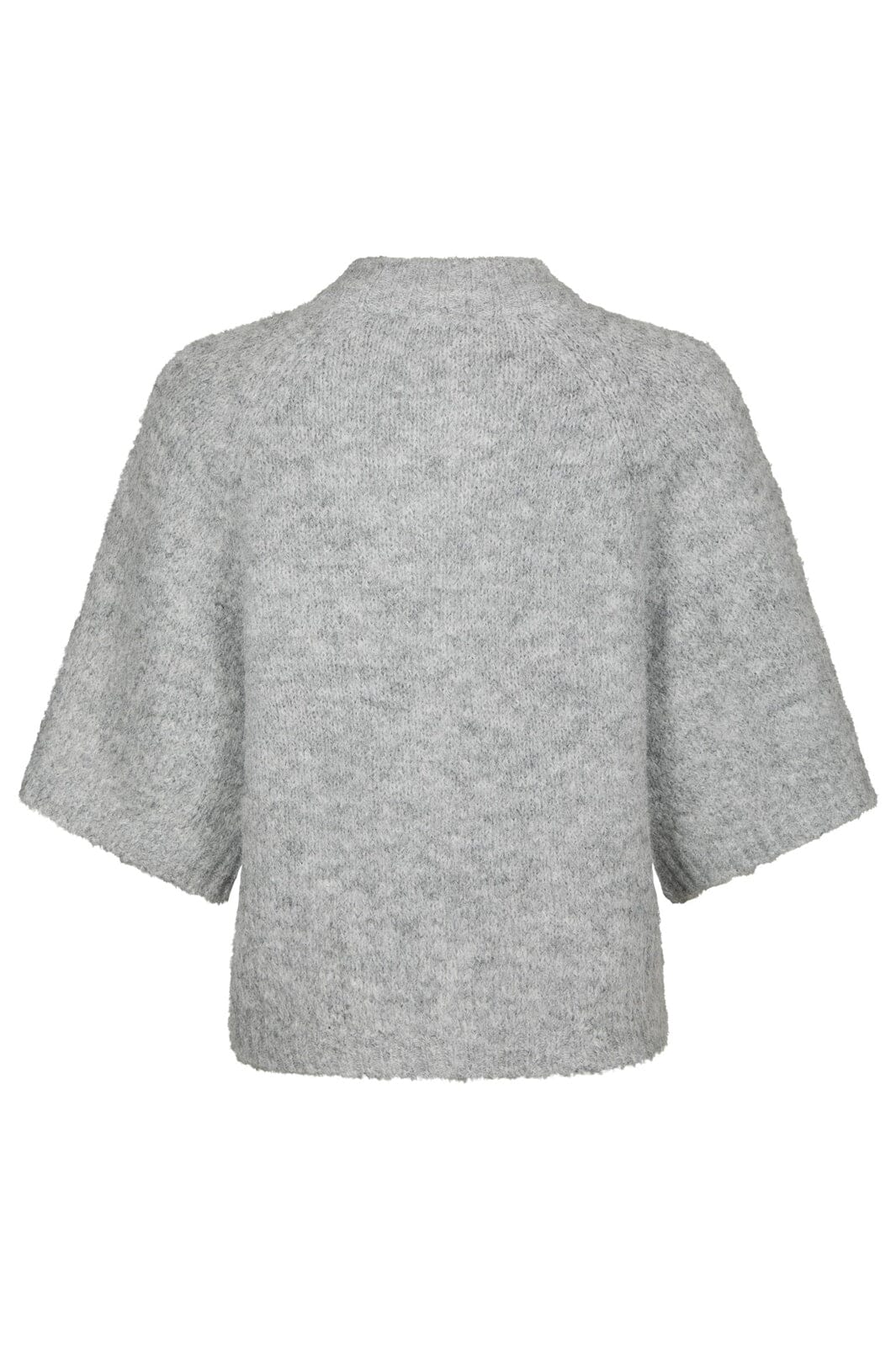 Neo Noir - Benuta Fluffy Knit Cardigan 165816 - 133 - Grey Melange