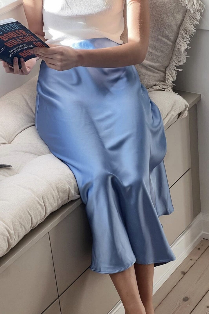 Neo Noir - Bovary Skirt - Dusty blue