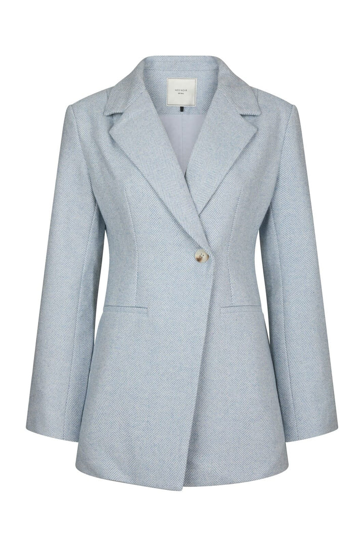 Neo Noir - Bowie Herringbone S Blazer 167664 - 145 - Light Blue