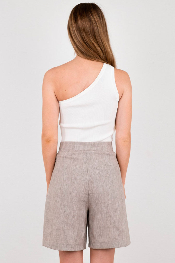 Neo Noir - Clementine Knitted Top - White